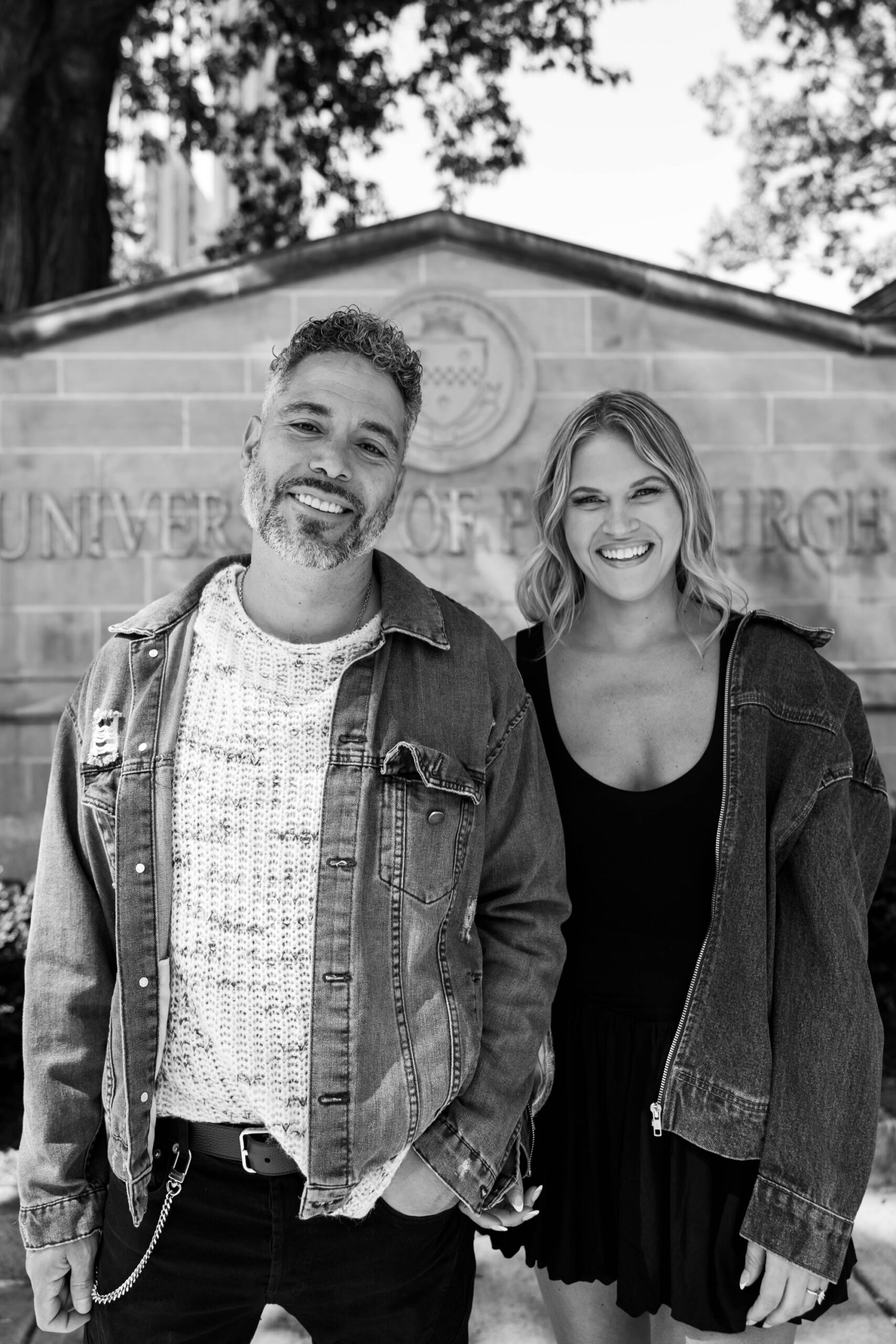 high-fashion editorial engagement photos at the Carnegie Museum of Art