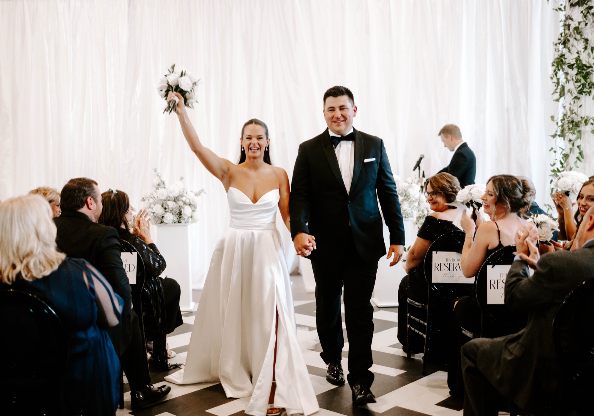 post ceremony walkout photos