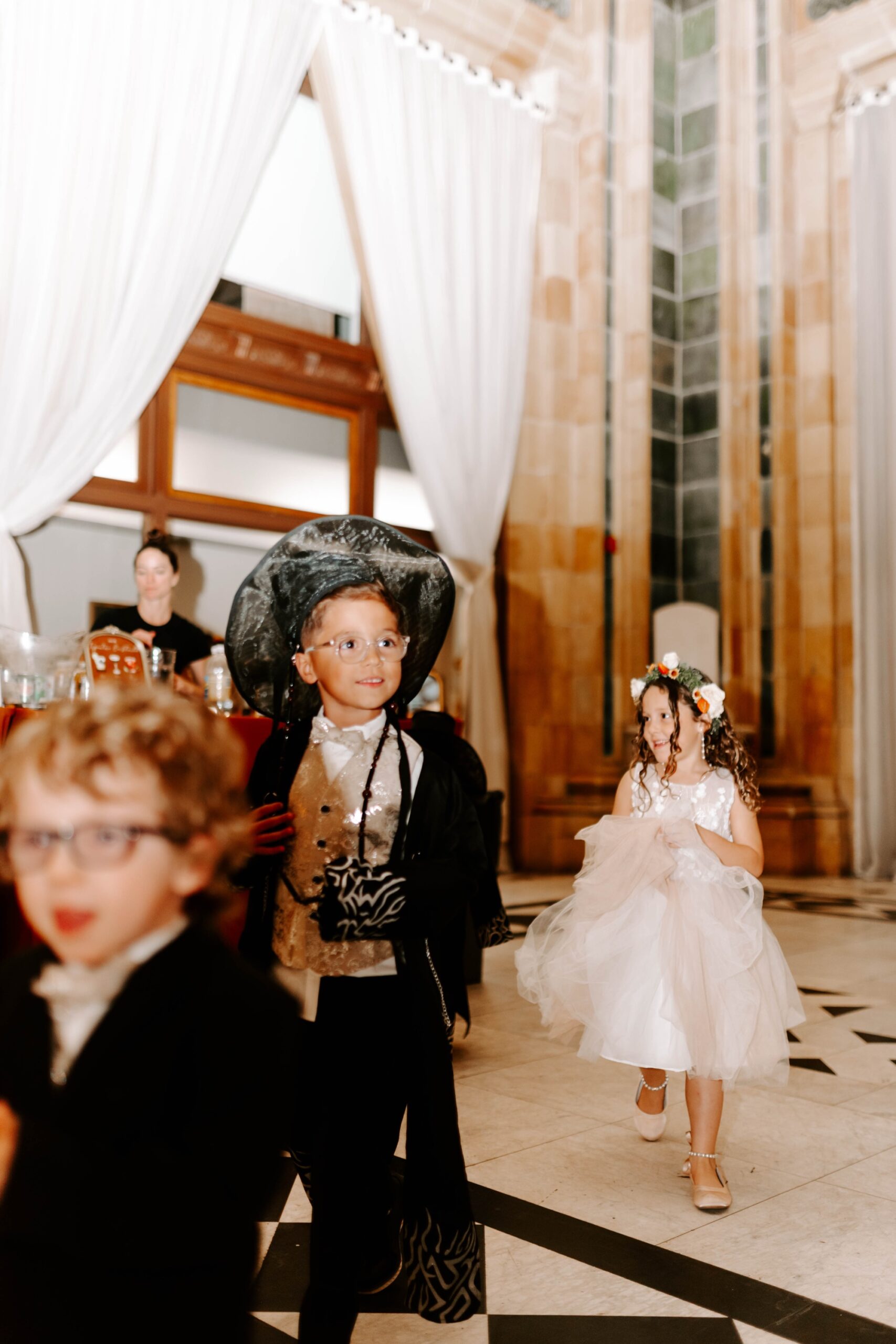 funny wedding reception entrances; wedding party introductions