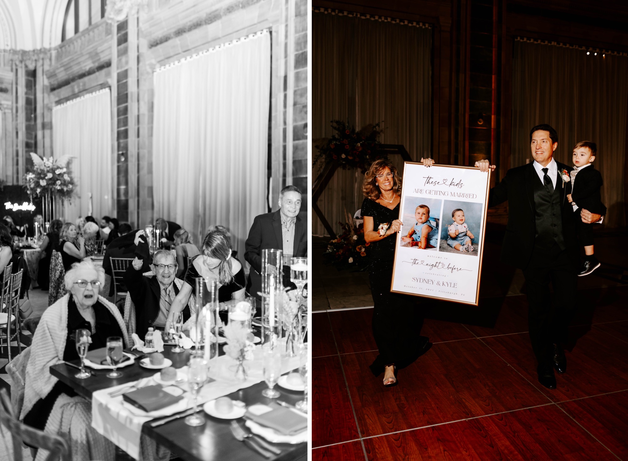 funny wedding reception entrances; wedding party introductions