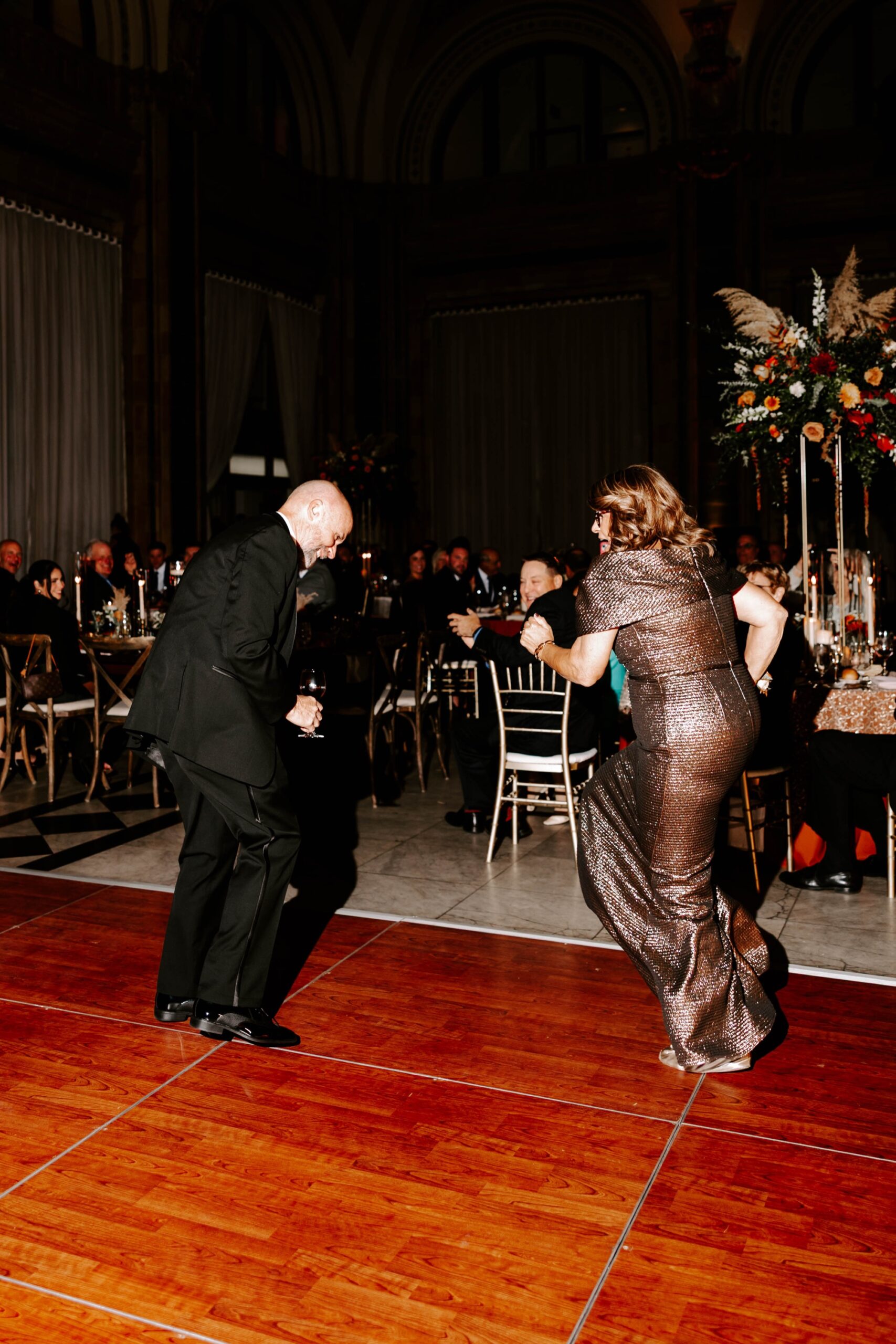 funny wedding reception entrances; wedding party introductions