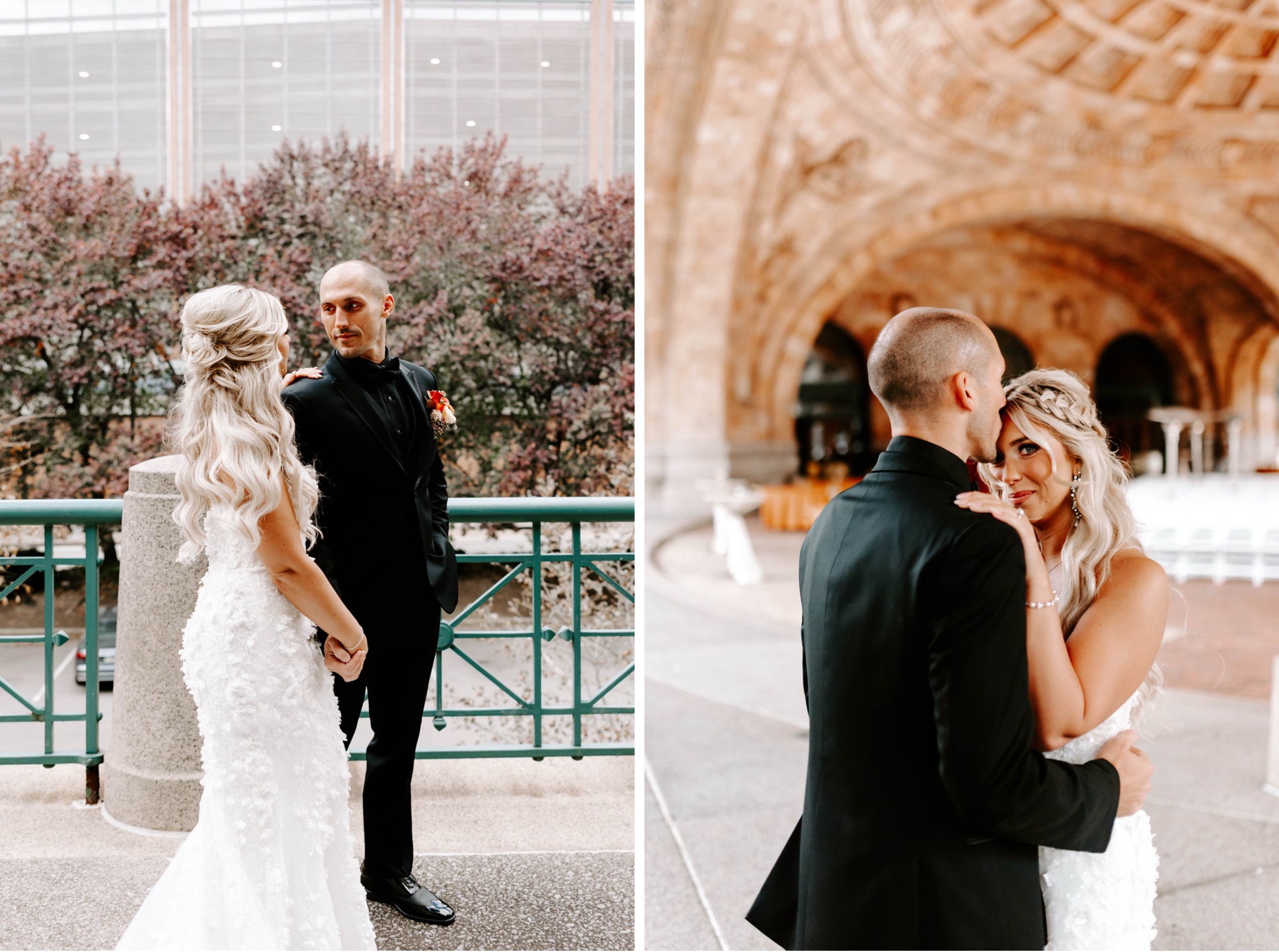 wedding portraits in downtown Pittsburgh
