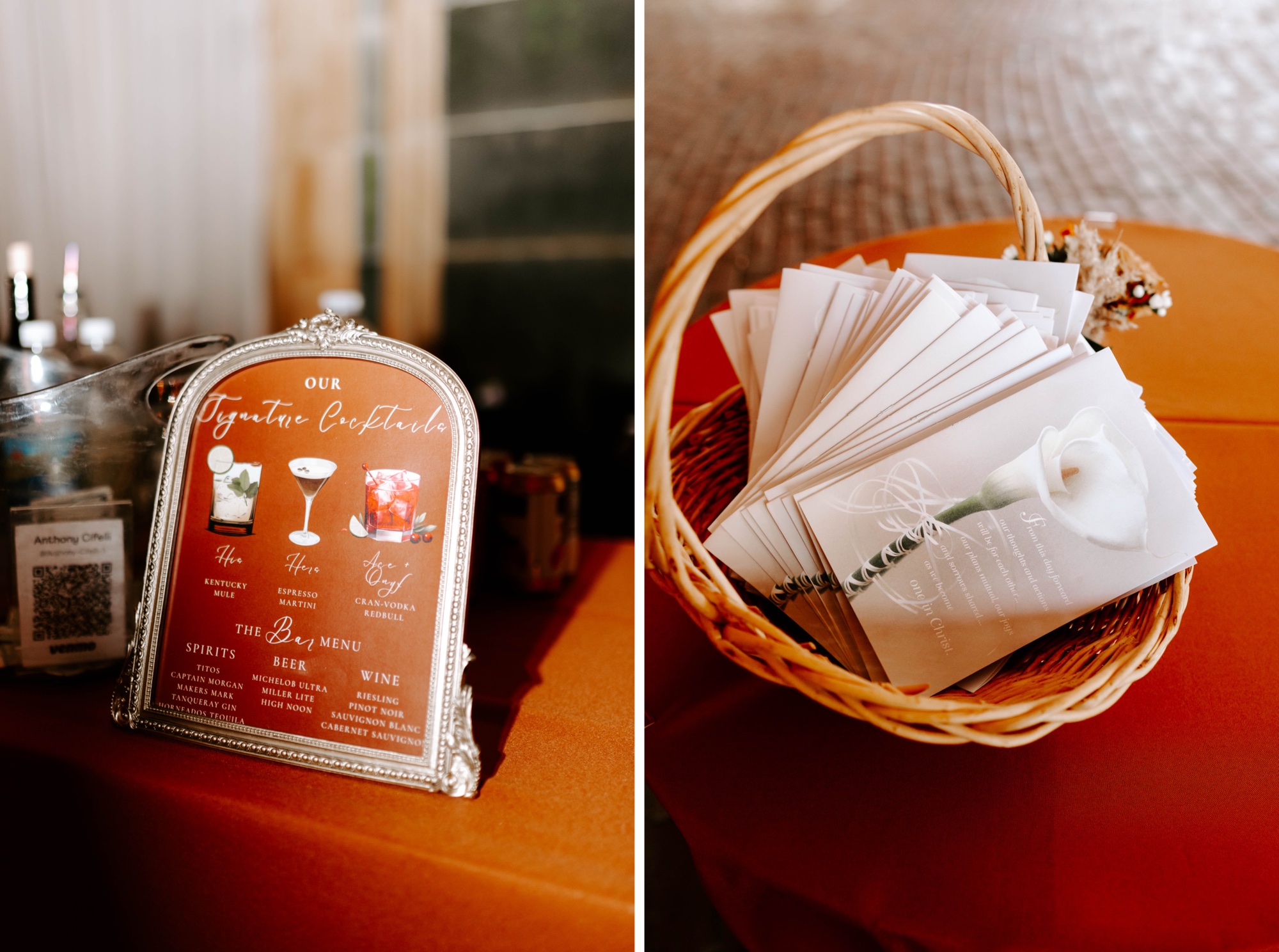 examples of real weddings at The Rotunda at The Pennsylvanian, Pittsburgh; fall wedding decor