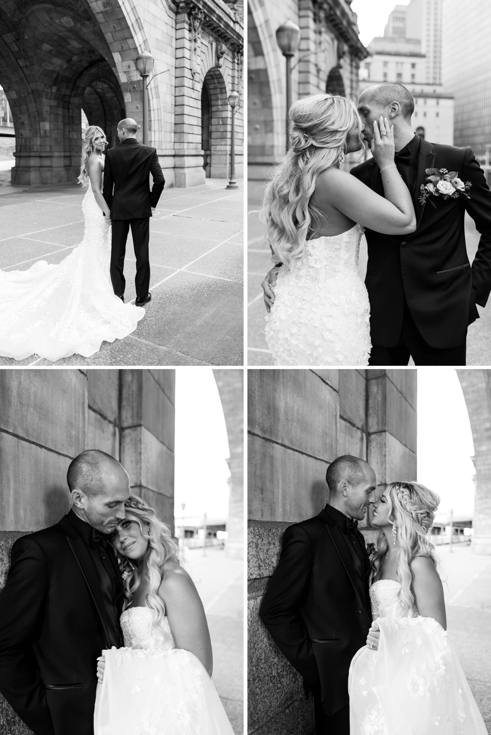 wedding portraits at The Rotunda at The Pennsylvanian