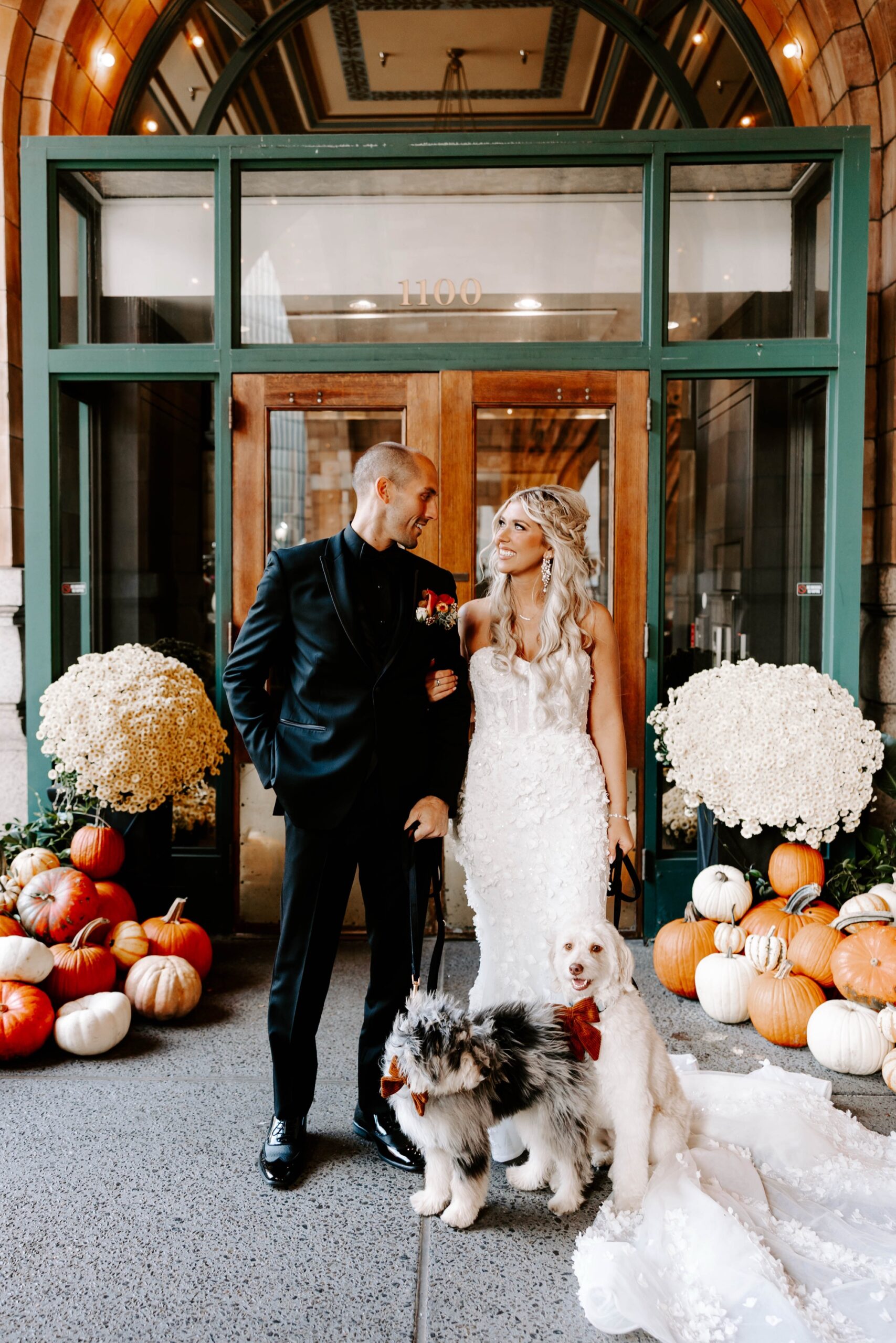 wedding portraits at The Rotunda at The Pennsylvanian