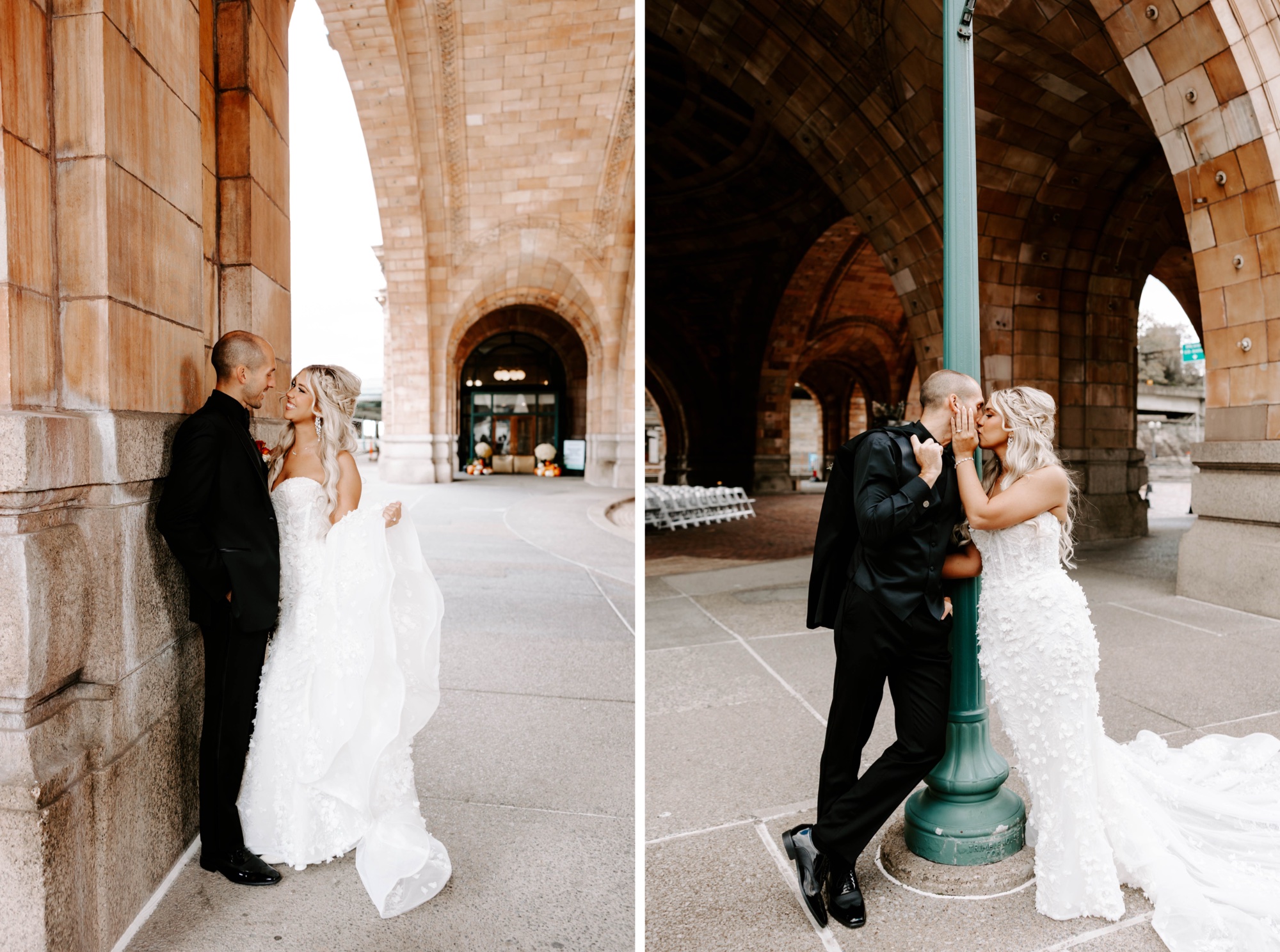 wedding portraits at The Rotunda at The Pennsylvanian