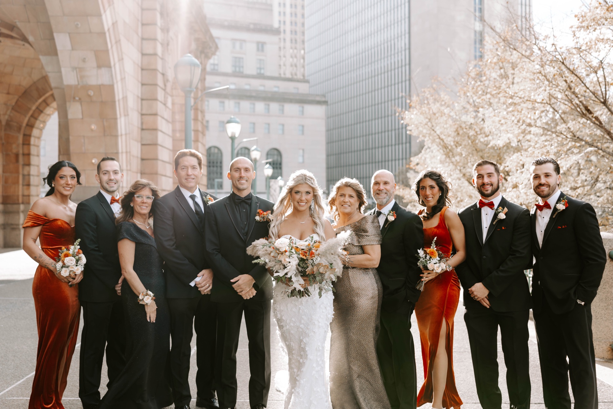 family photo shot list for wedding