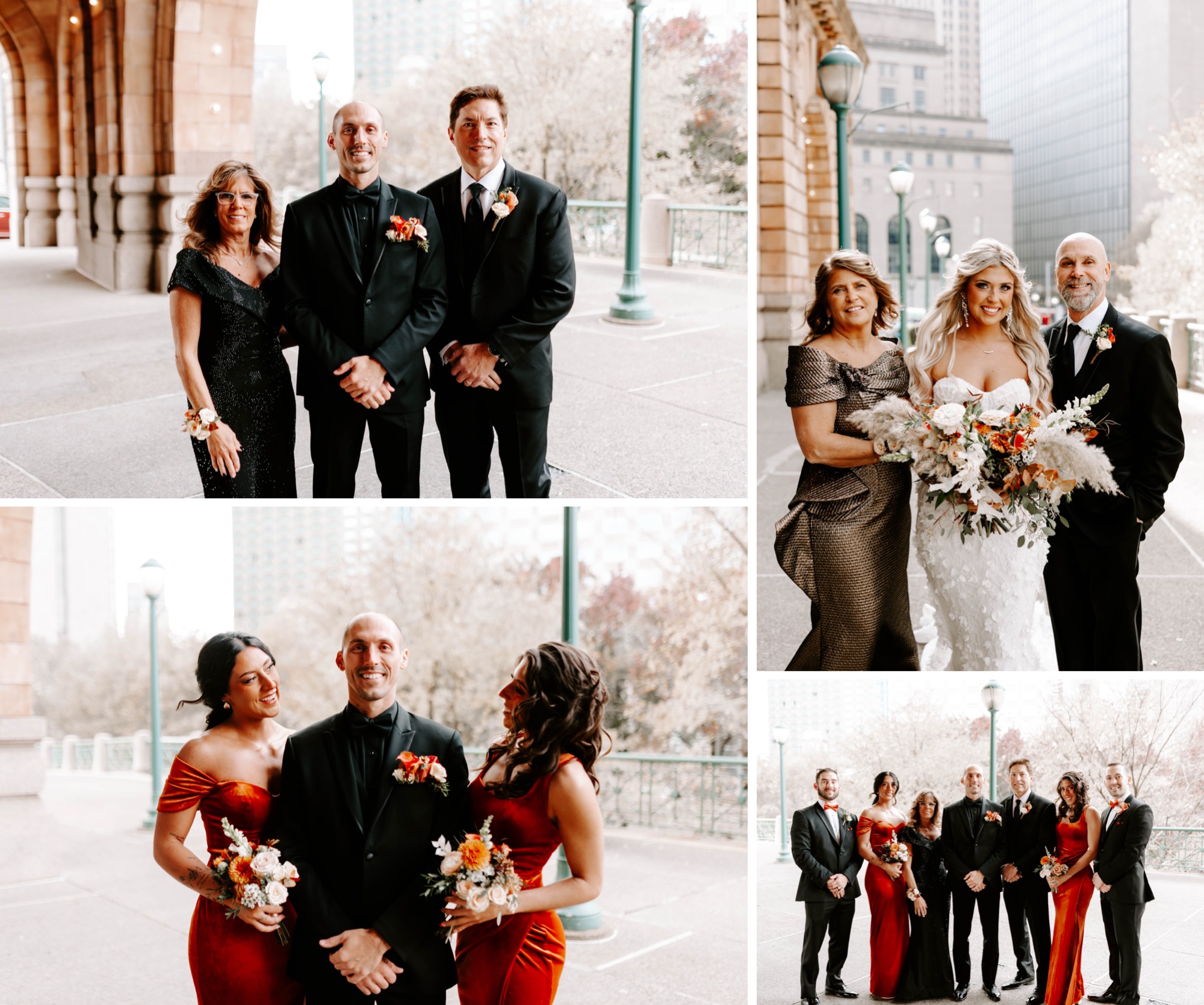 family photo shot list for wedding