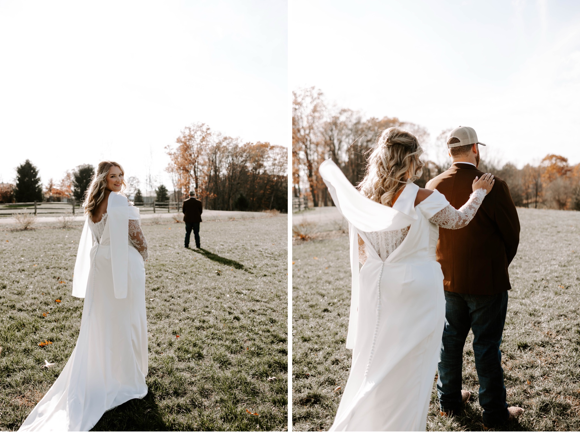 first look wedding photography at The Roost, Pennsylvania