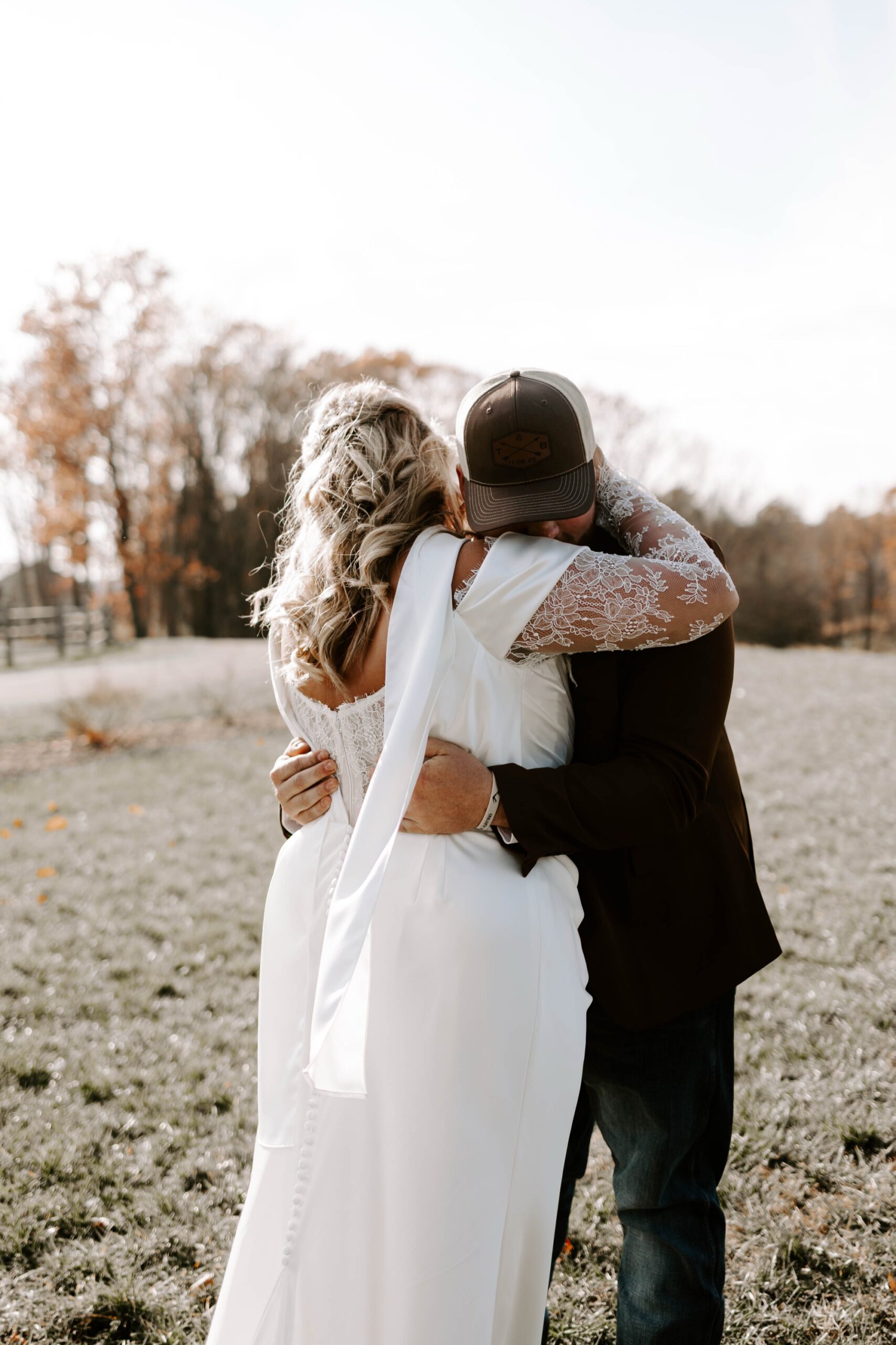 first look wedding photography at The Roost, Pennsylvania