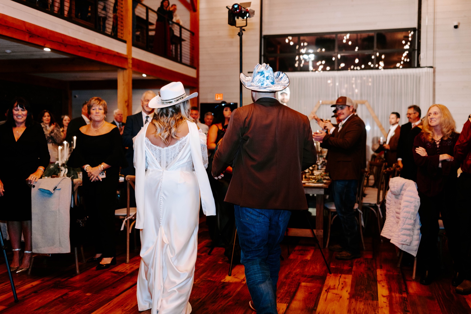 funny wedding reception entrances