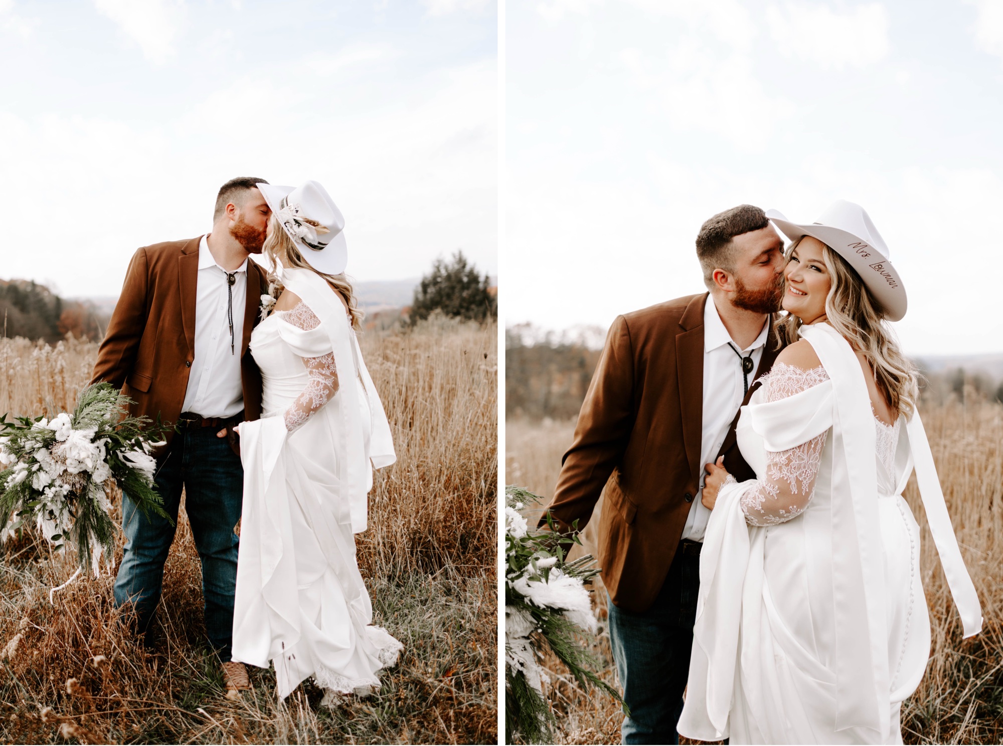 custom bridal cowgirl hats; hat band accessories