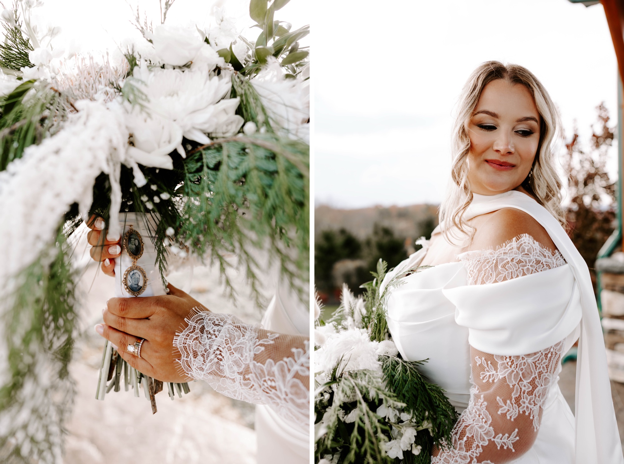 winter wedding / bridal bouquet