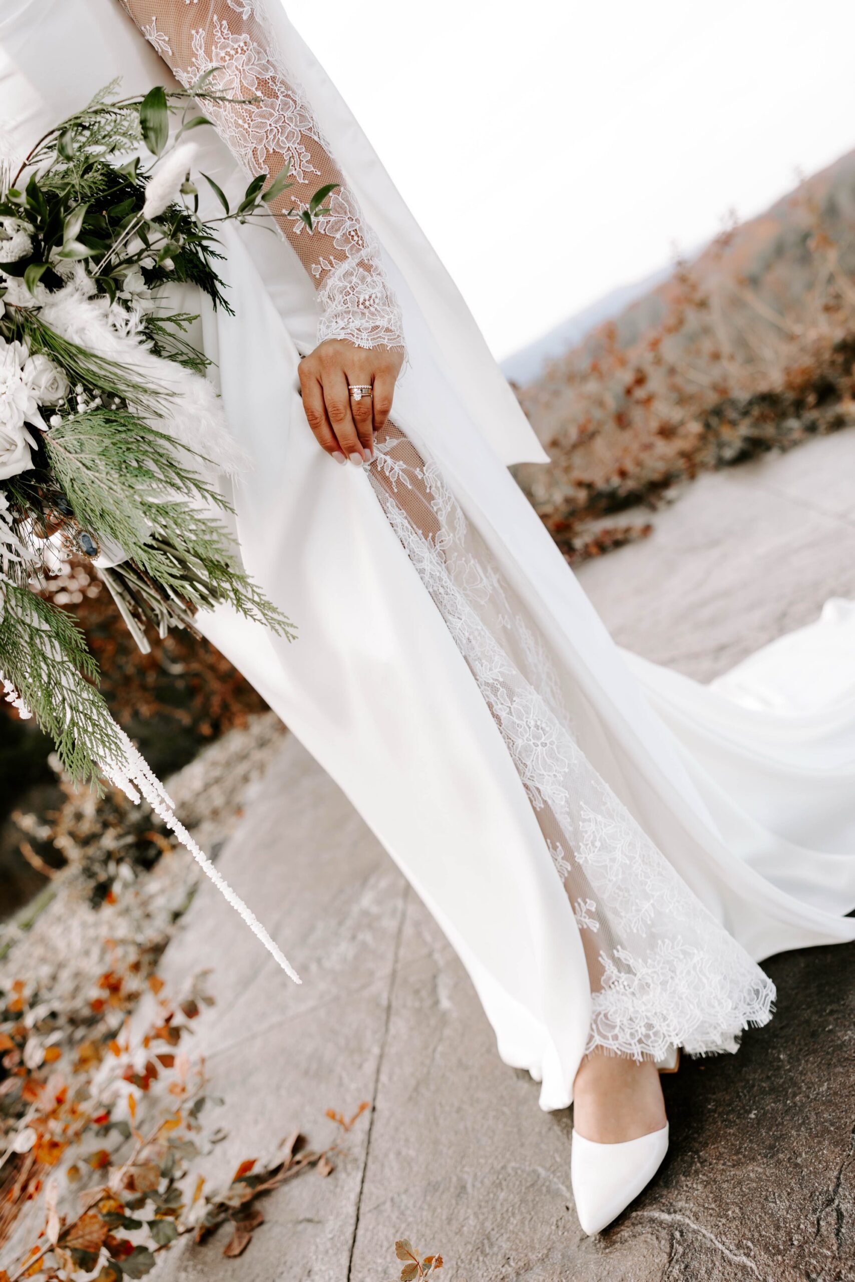 winter wedding / bridal bouquet