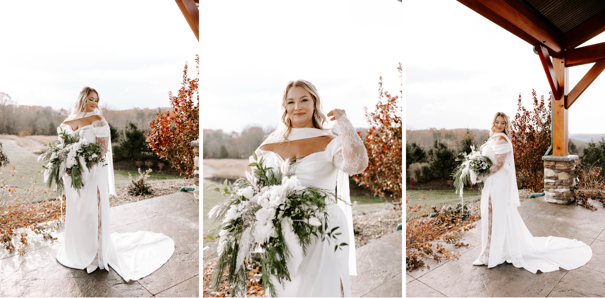 winter wedding / bridal bouquet