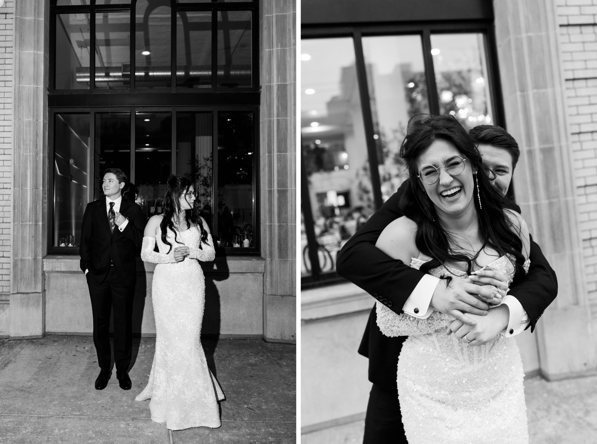 Franklin on Penn winter wedding Pittsburgh