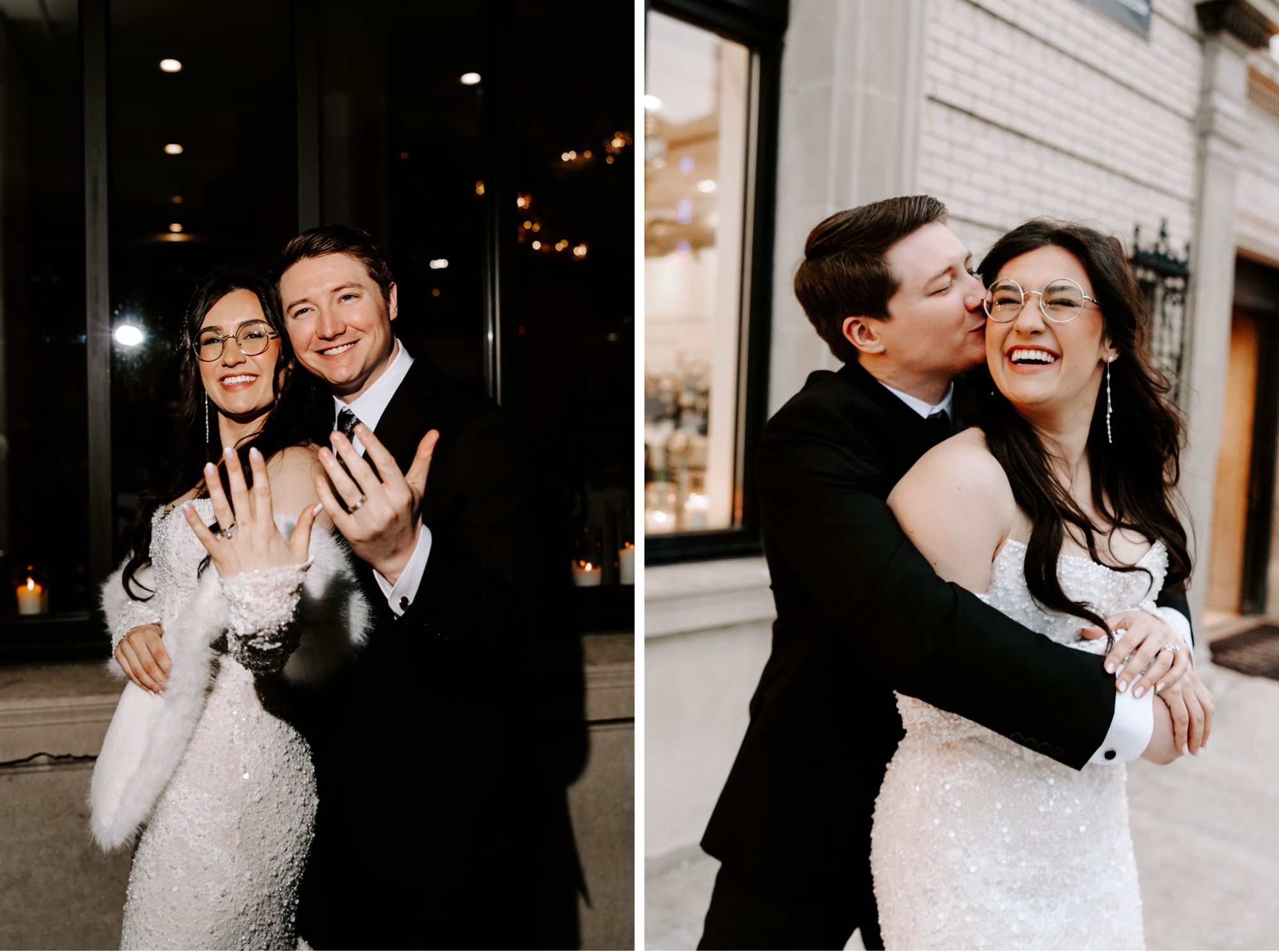 Franklin on Penn winter wedding Pittsburgh