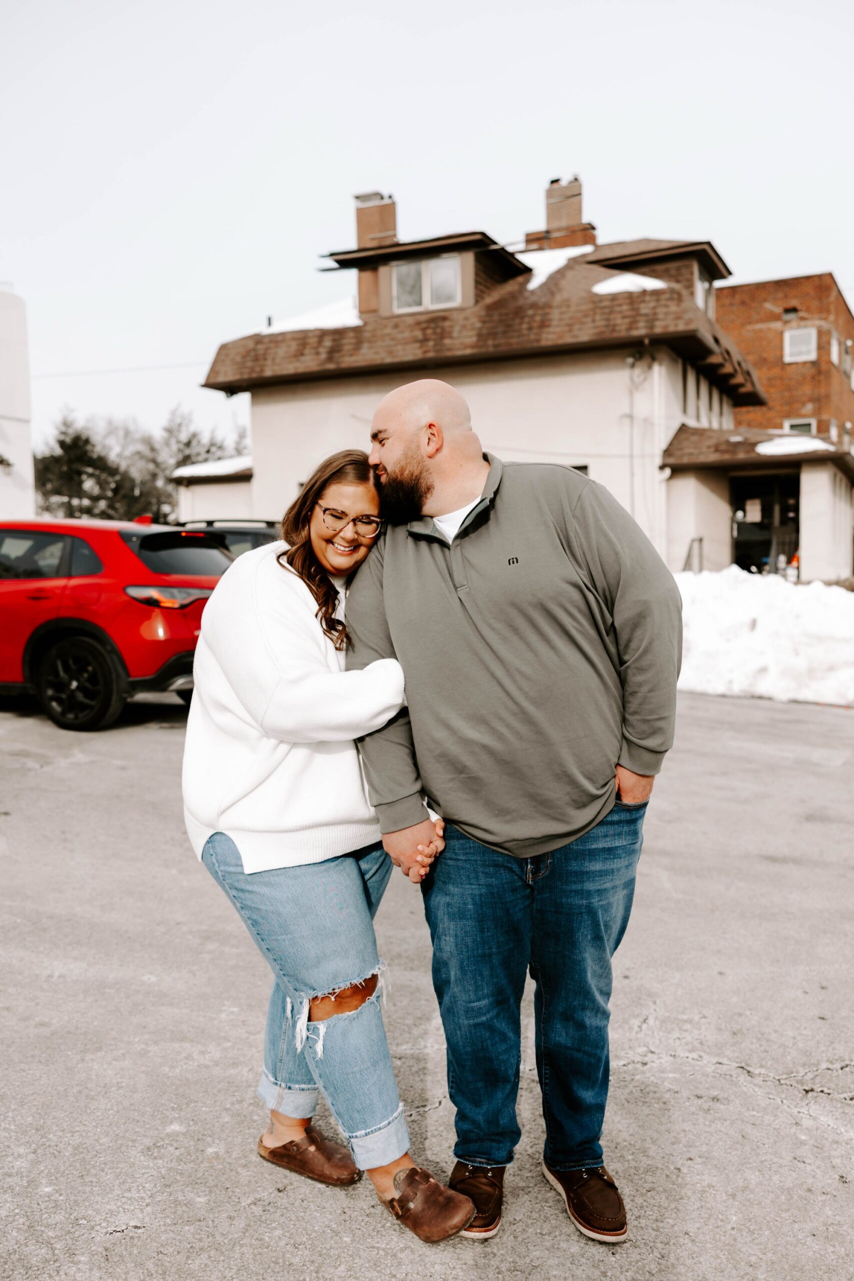 historic downtown engagement session