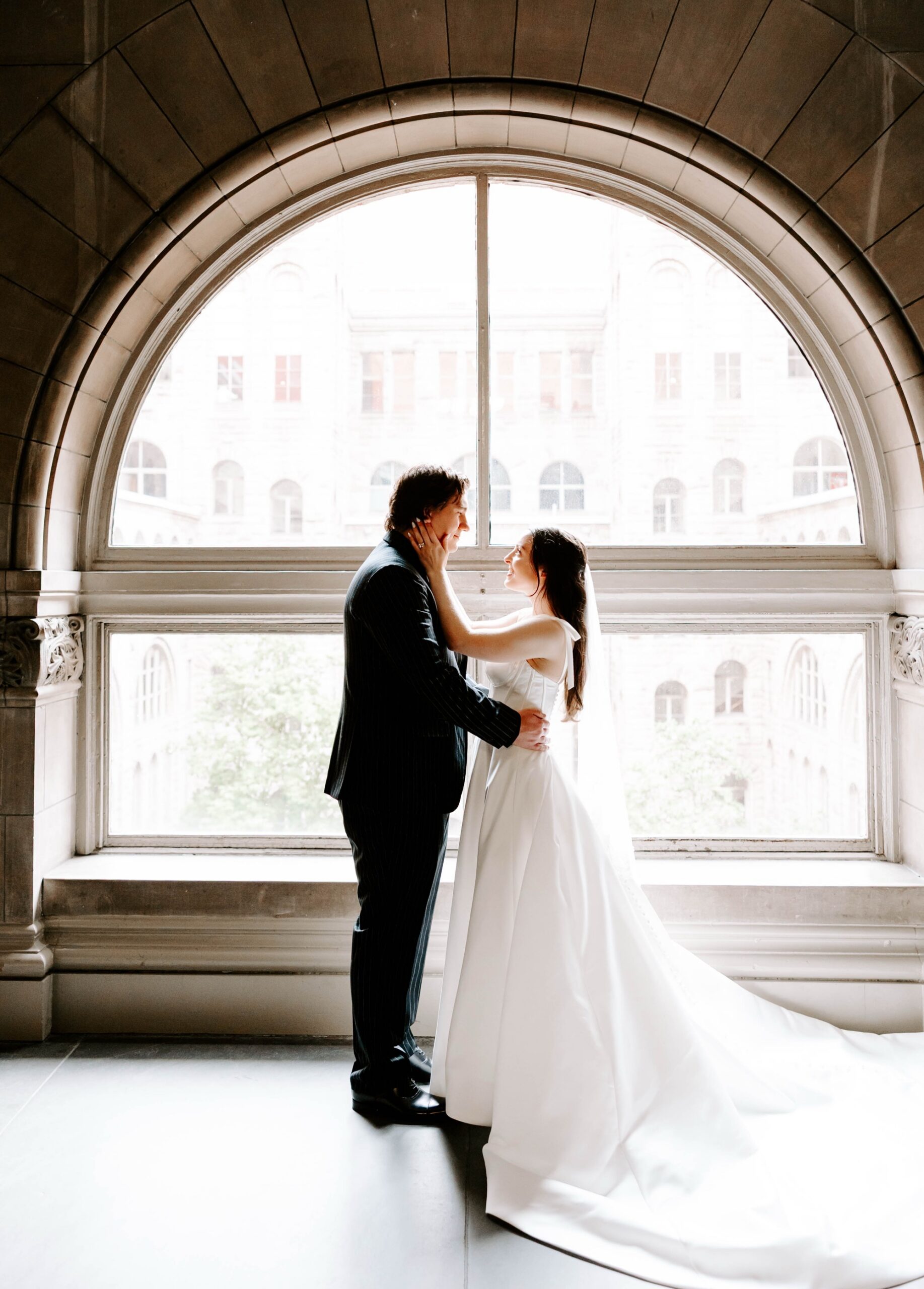 Pittsburgh city hall elopement, micro wedding