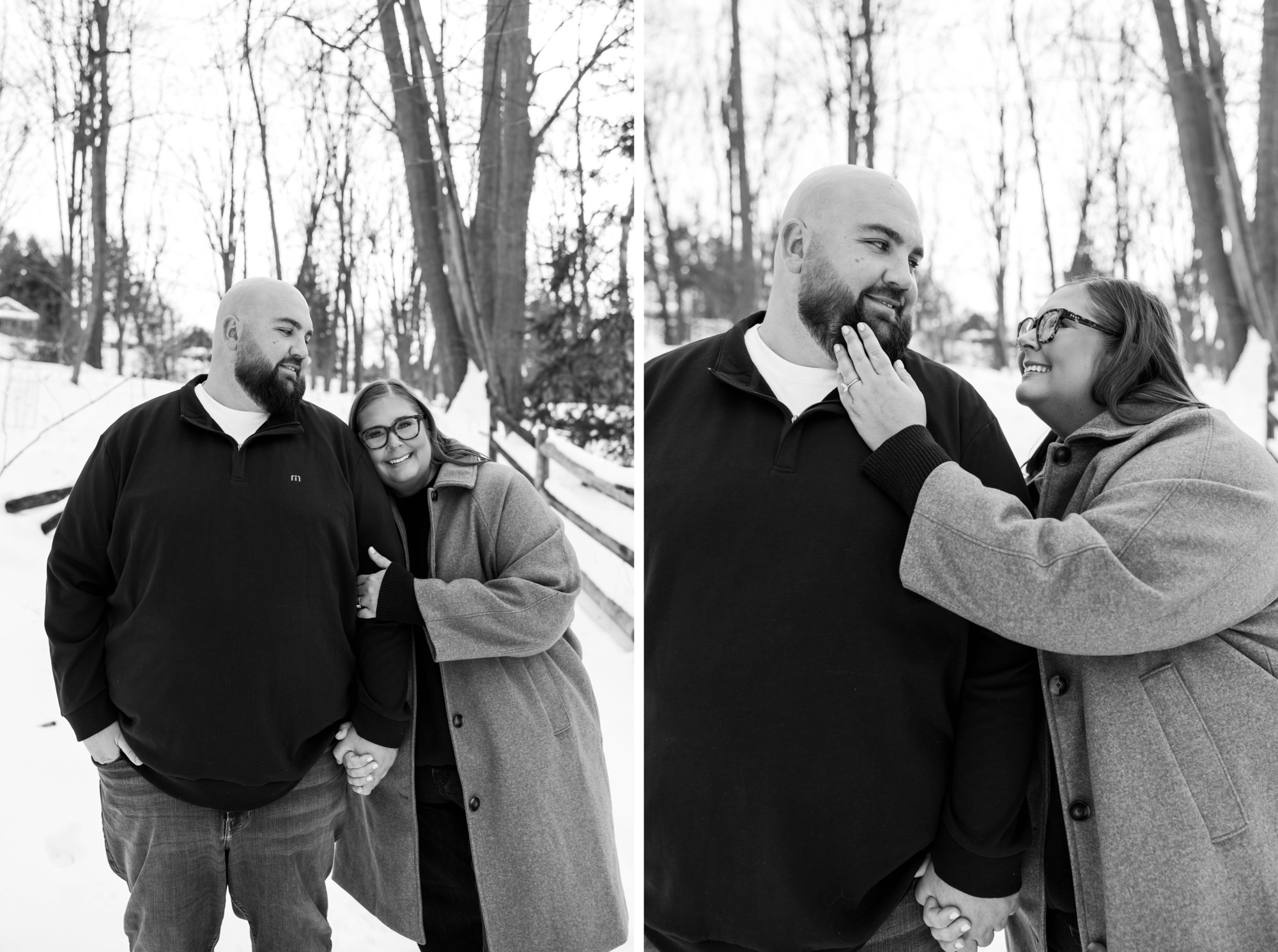 winter engagement session ideas