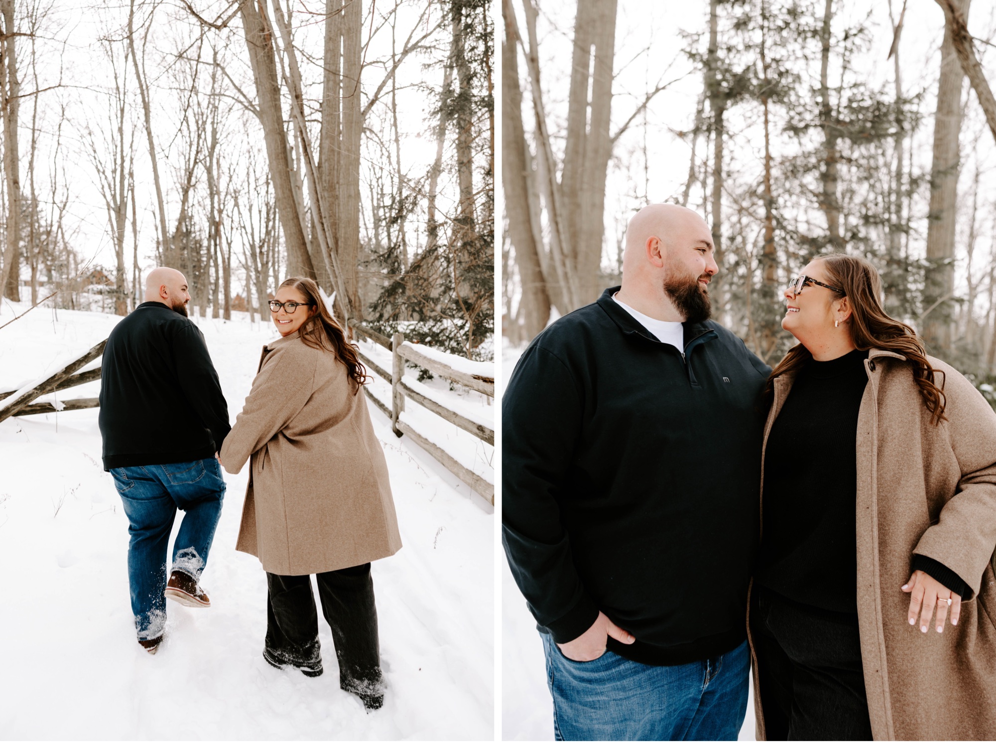 winter engagement session ideas
