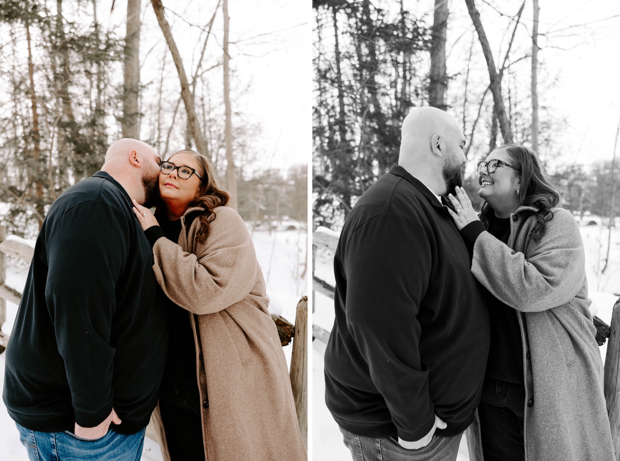 winter engagement session ideas