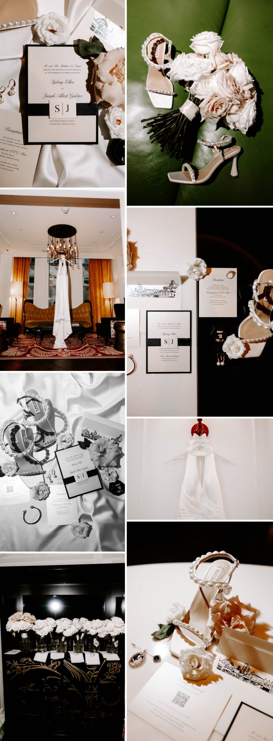modern glam wedding pittsburgh