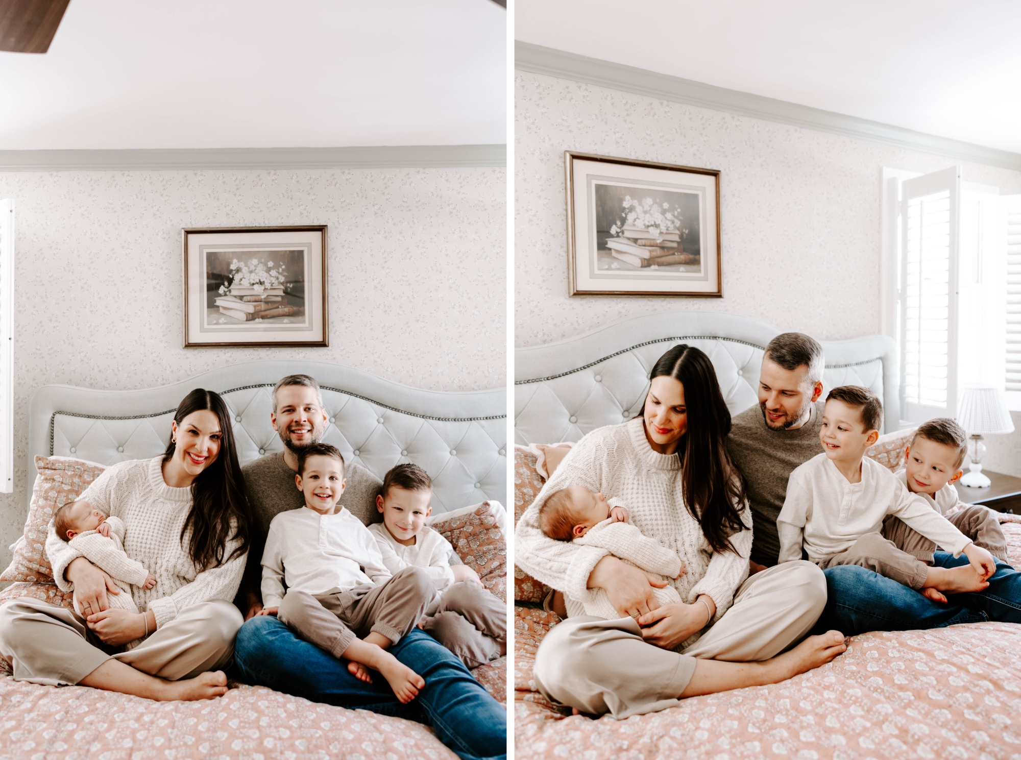 pittsburgh lifestyle newborn photographer for in-home sessions