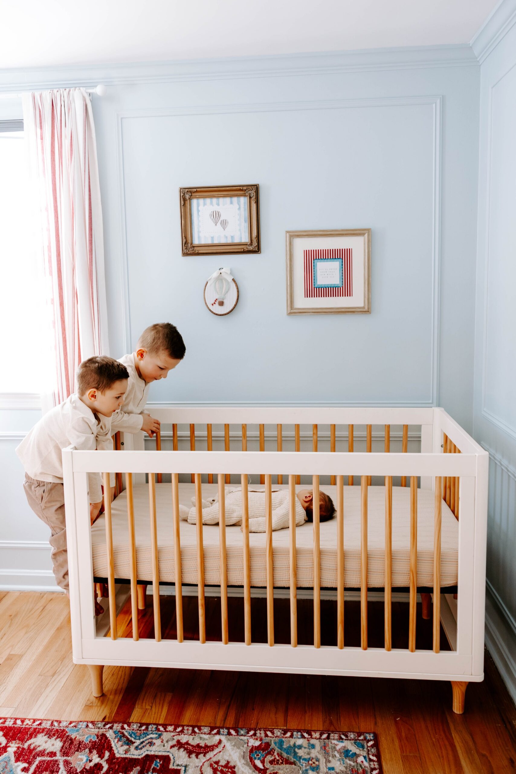 Pittsburgh in-home newborn session with siblings