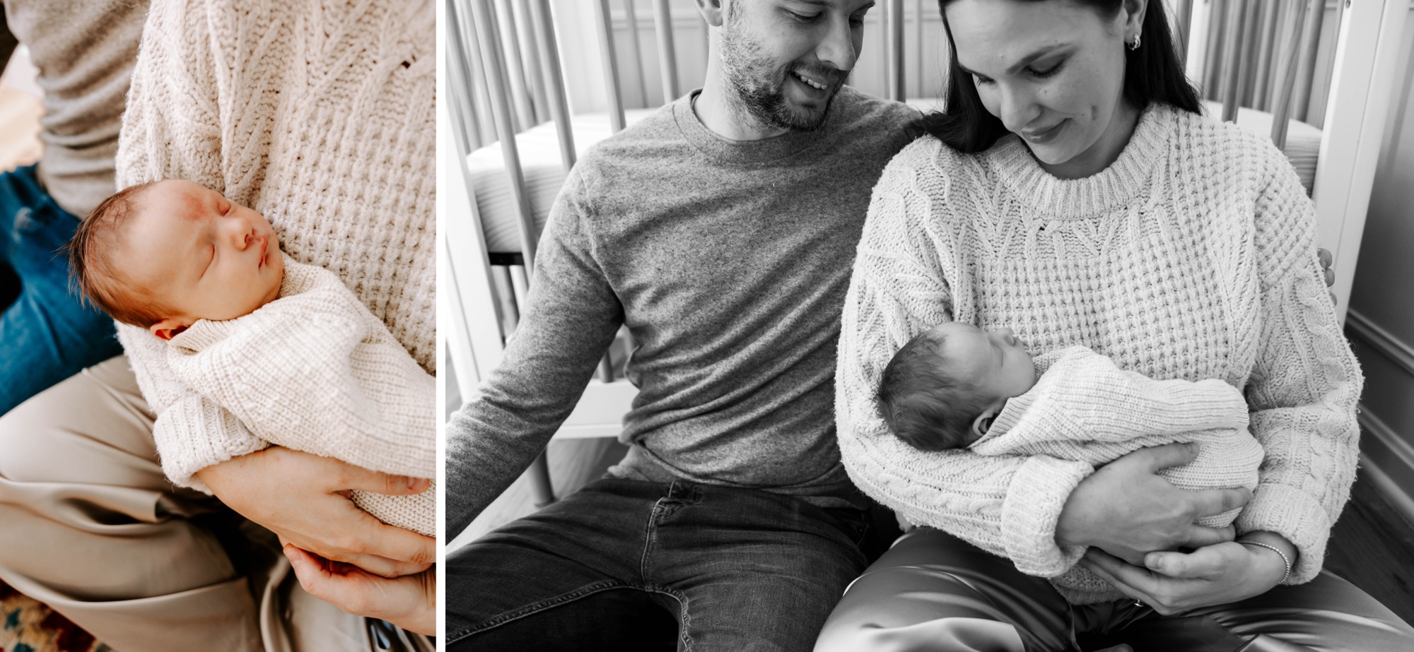 Pittsburgh in-home newborn session with siblings