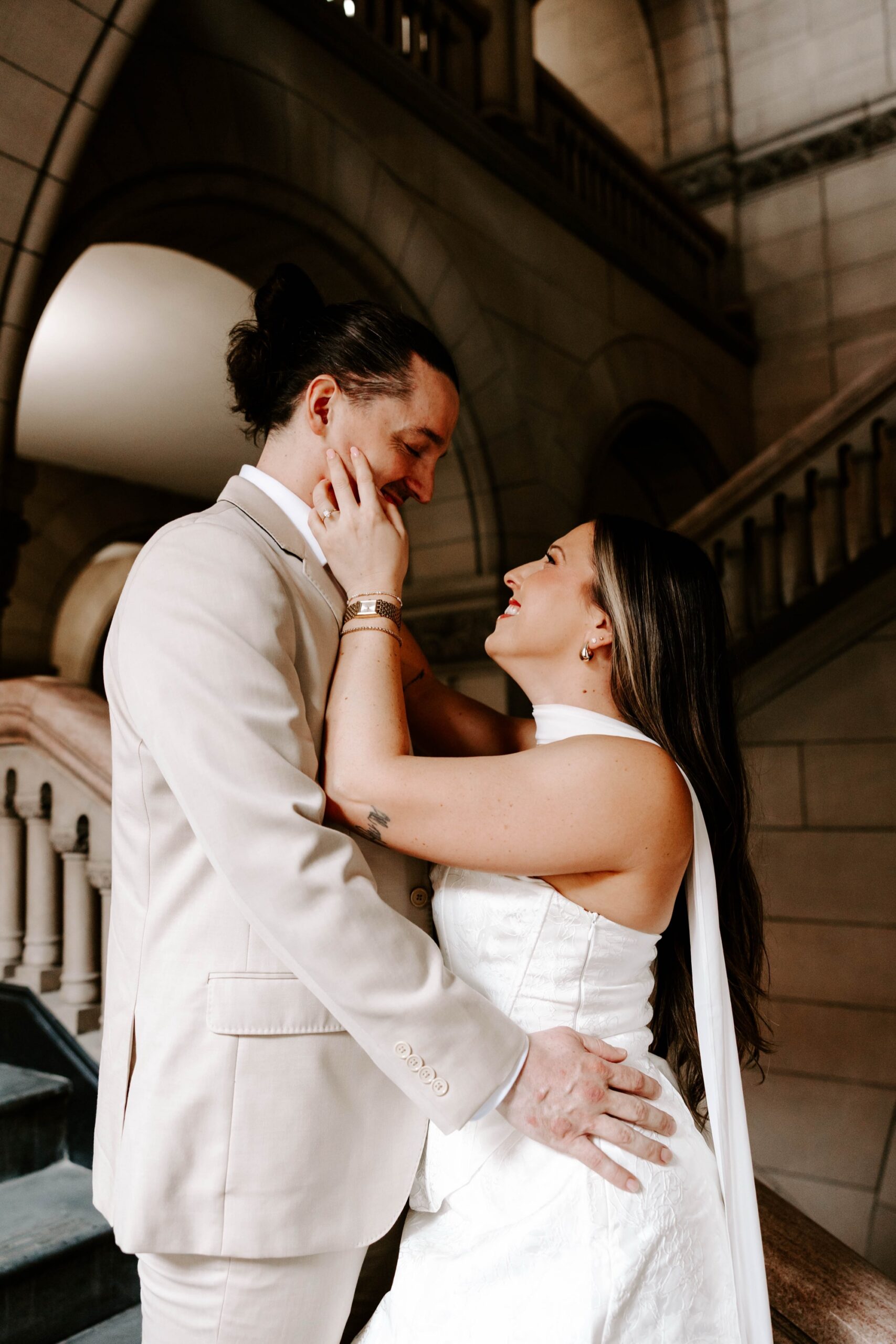 indoor outdoor engagement session