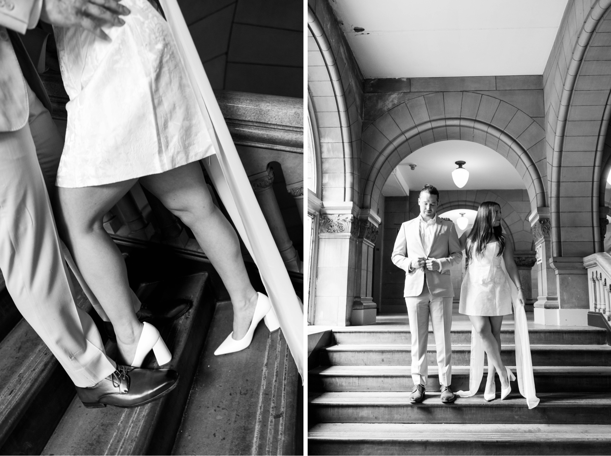 indoor outdoor engagement session