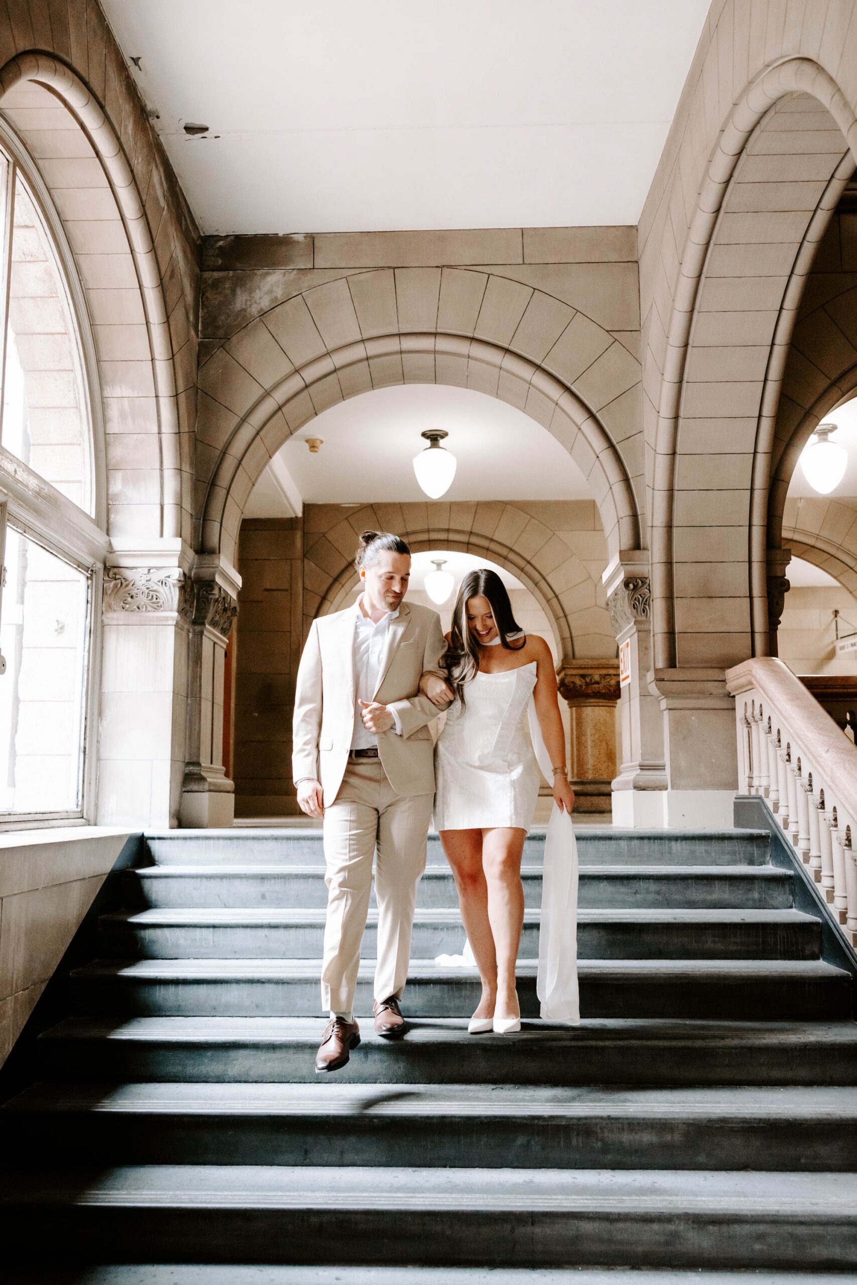 indoor outdoor engagement session