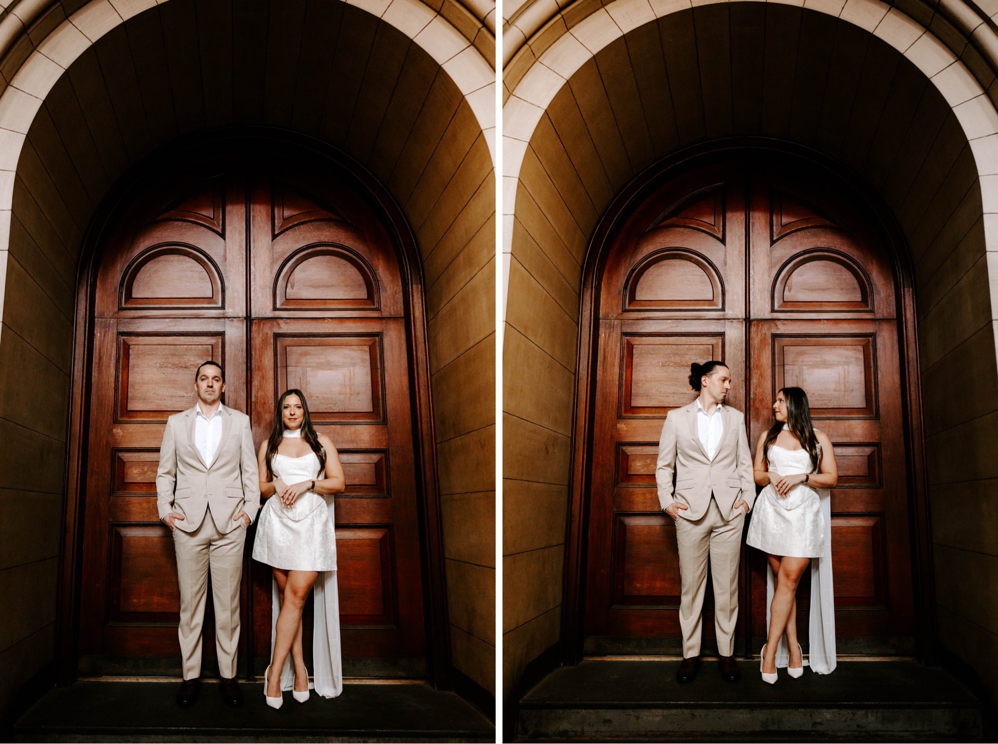 indoor outdoor engagement session