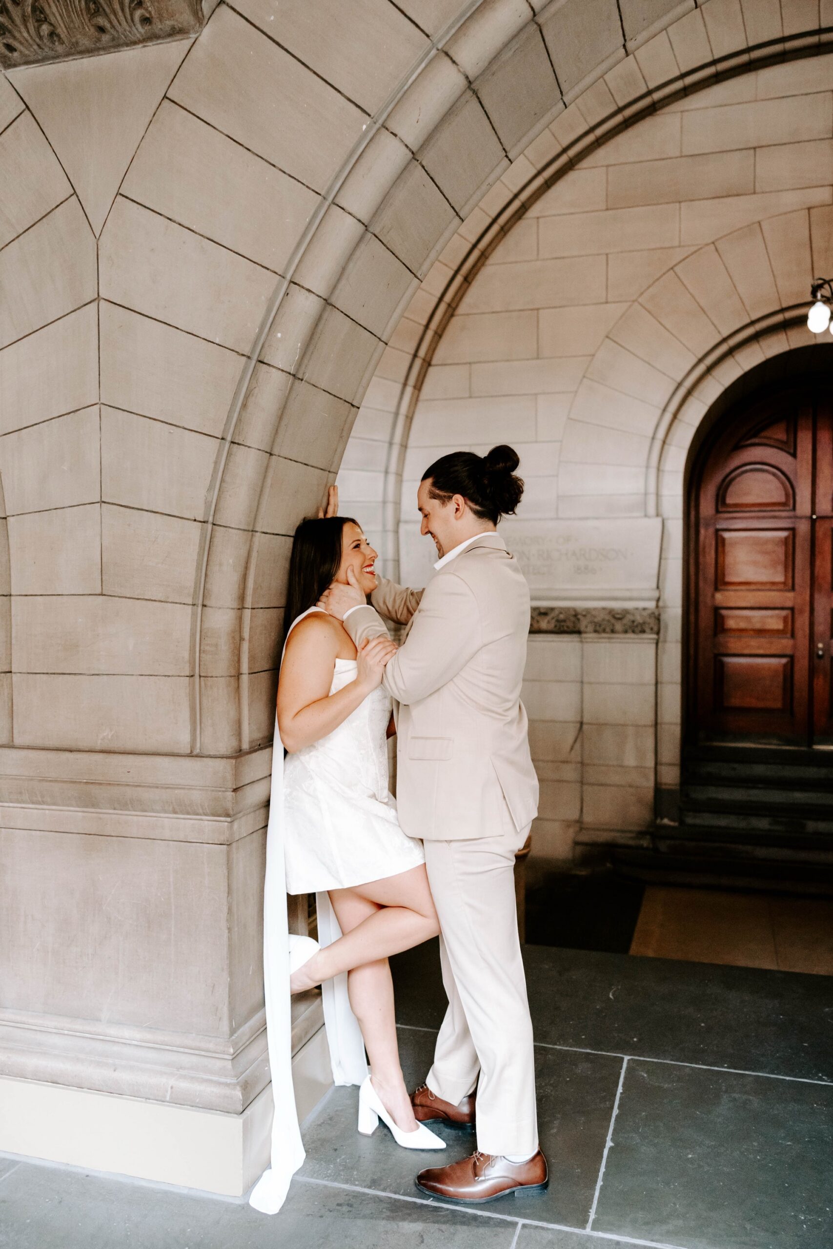 indoor outdoor engagement session
