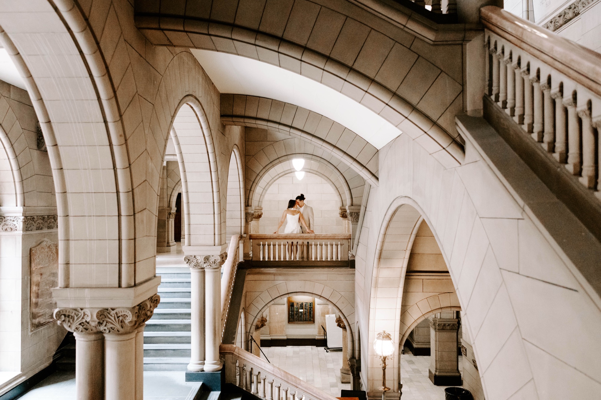 staircases and architecture for engagement photography