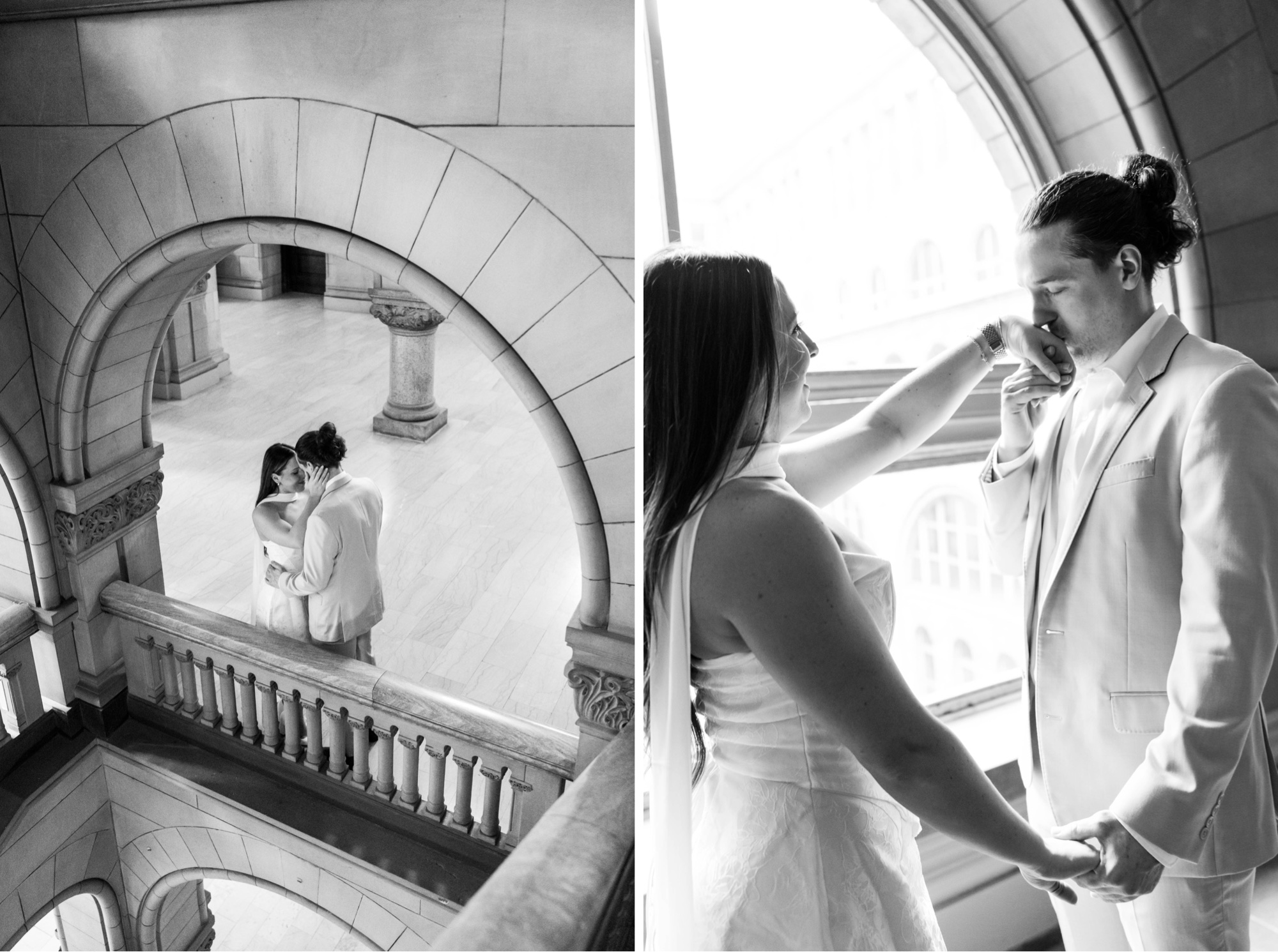 romantic posing for intimate engagement photos