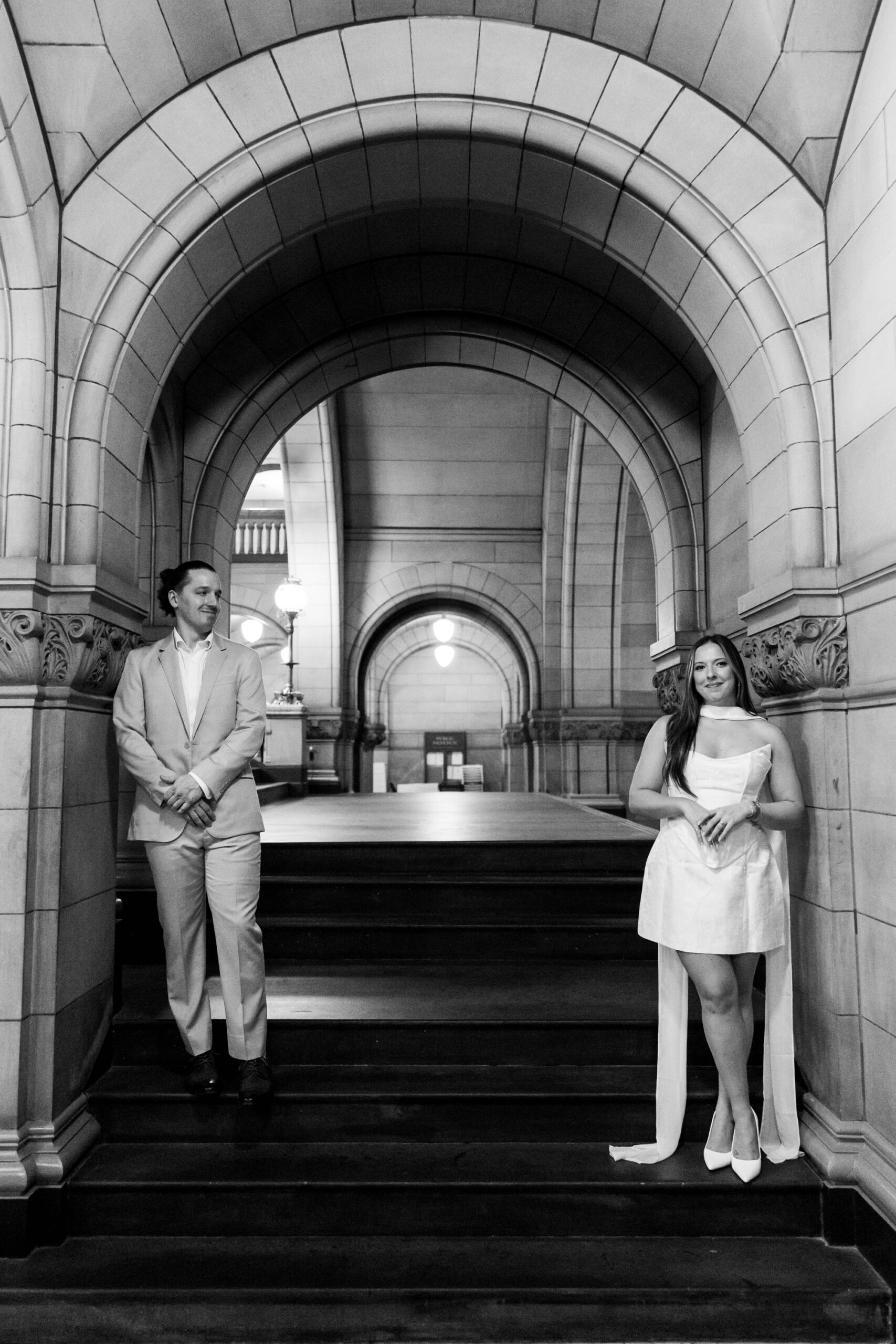 indoor outdoor engagement session