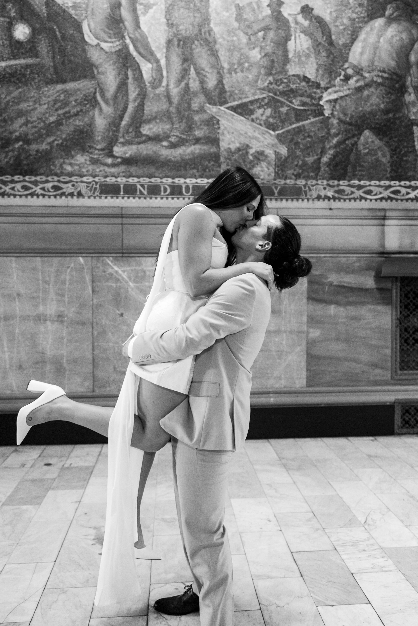 indoor outdoor engagement session