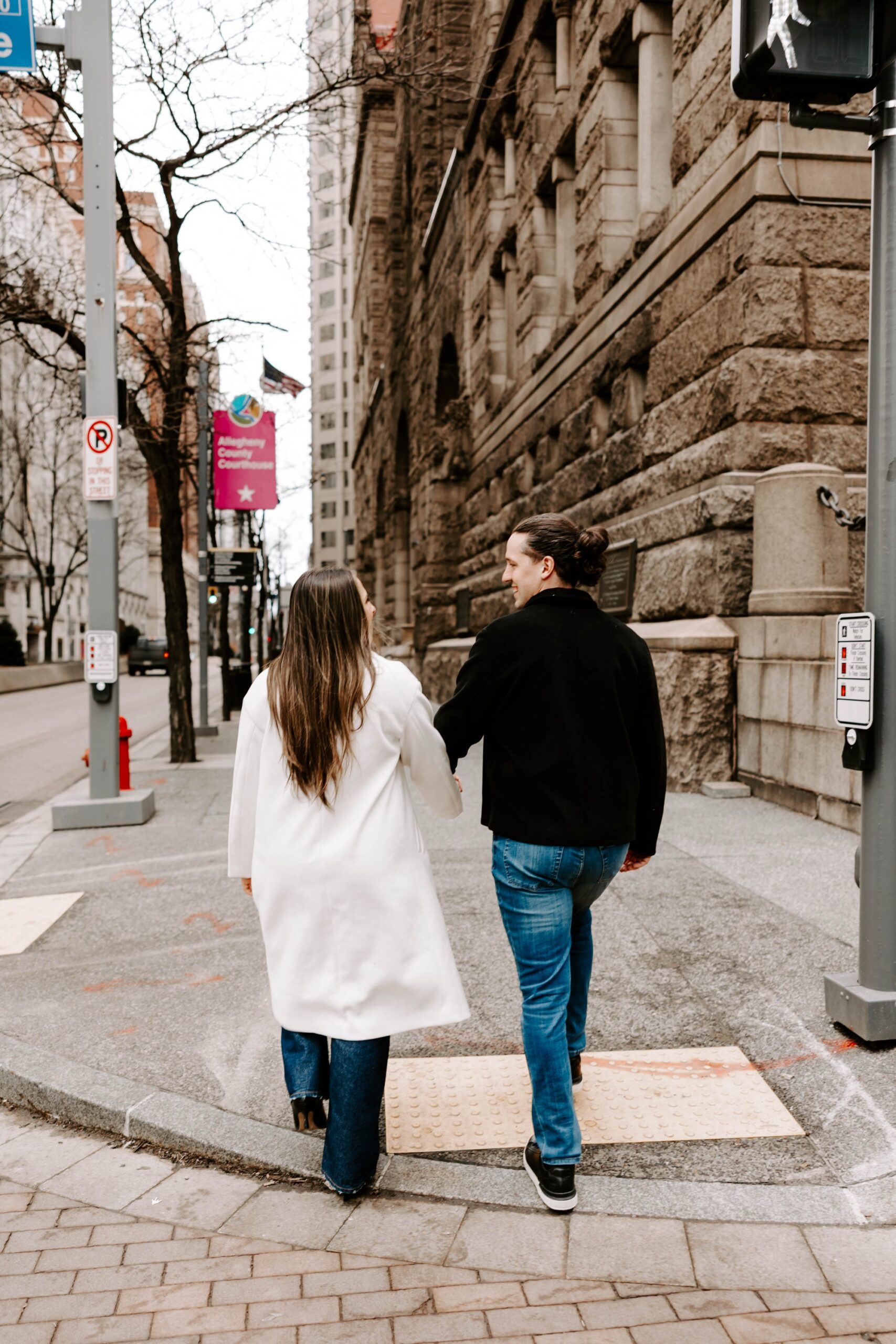 indoor outdoor engagement session
