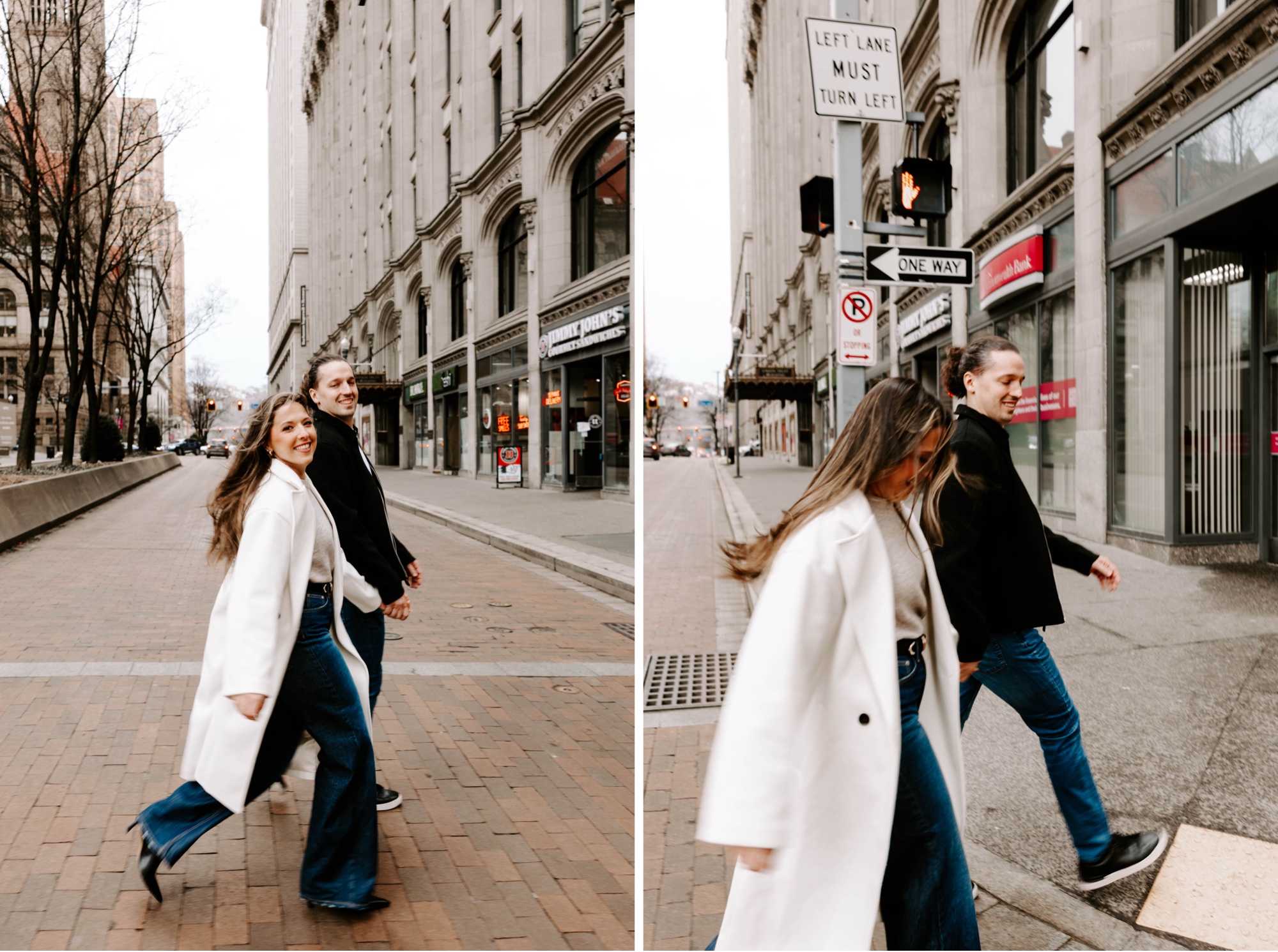 indoor outdoor engagement session