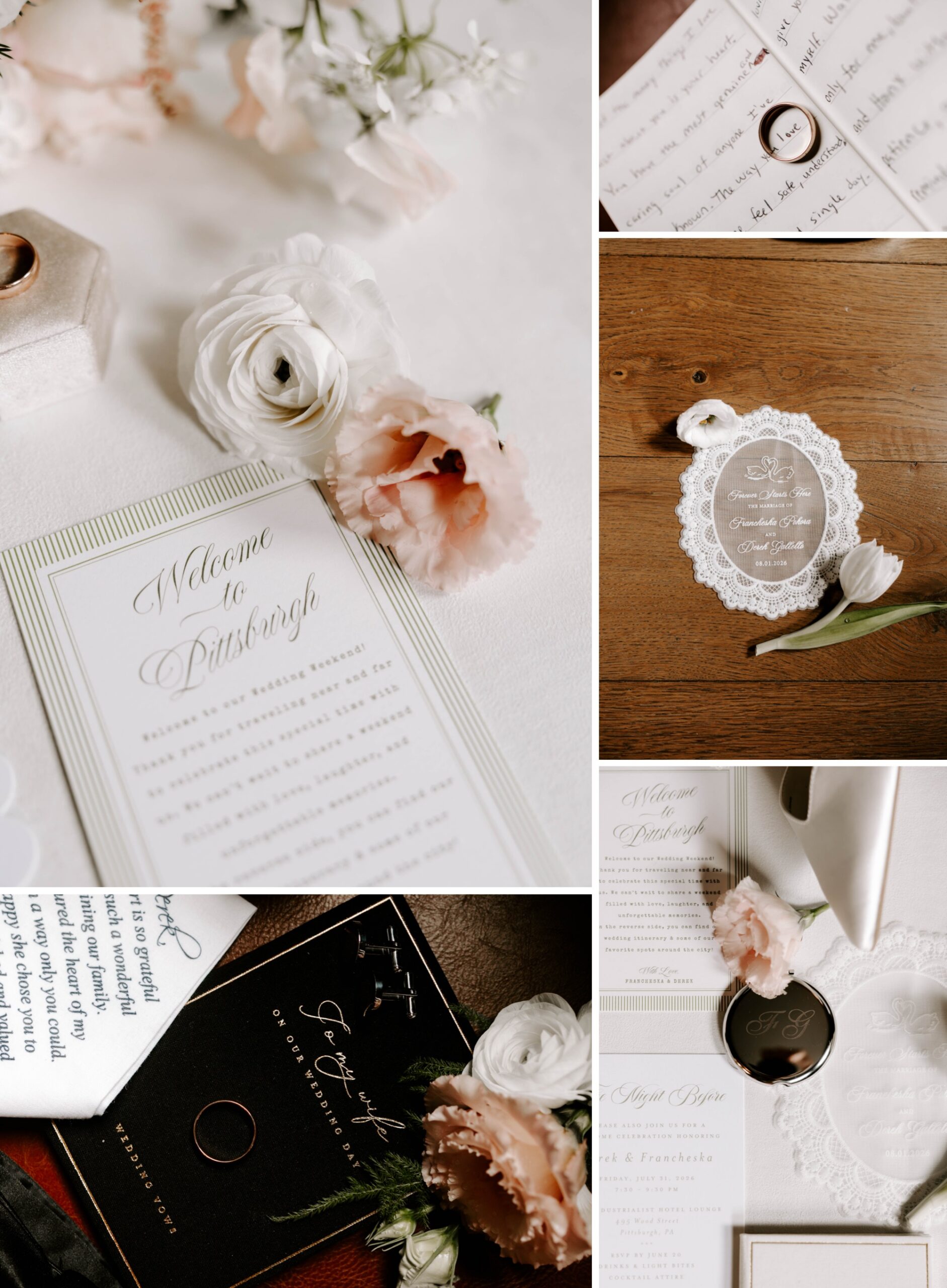 wedding day detail photos; lay flat designs; wedding detail styling ideas; how to make your wedding fun